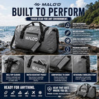 Malo’o Waterproof Dry Duffel (Orange / 100L)