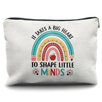 Teacher Tote Makeup Cosmetic Bag (Teacher-18)