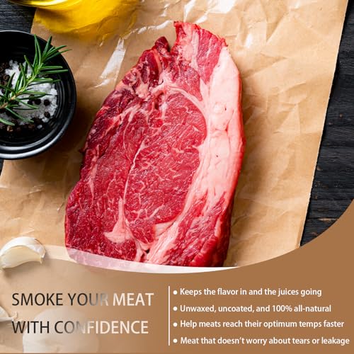 17.5” x 30’ Brown Butcher Paper Roll for Smoking Meat (Brown / 17.5 inches x 30 feet)