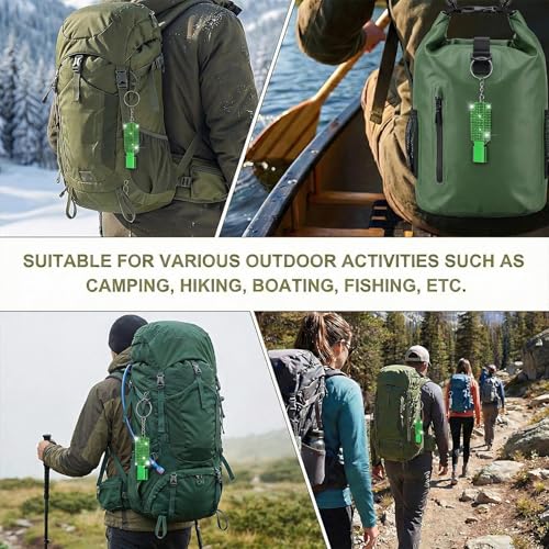 Three Tube Whistle Aluminum Alloy Survival Whistle for Outdoor Needs Sports Referee Emergency (green)