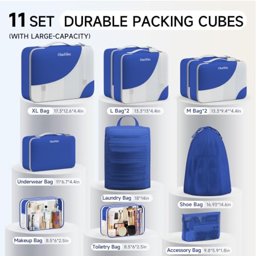 Packing Cubes for Travel (18 Klein Blue)
