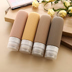 Travel Bottles for Toiletries (3 Ounces / Apricot)