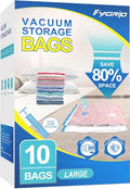 80% Space Saver Vacuum Storage Bags with Hand Pump
