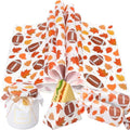 100 Pcs Fall Football Wax Paper Sheets for Food Wrapping (Colorful / Fall)