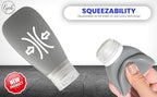 Travel Bottles for Toiletries, TSA Approved 3oz Leak Proof Silicone Refillable - Image 5