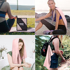 Microfiber Travel Towel (Pink / XS:12"×24")