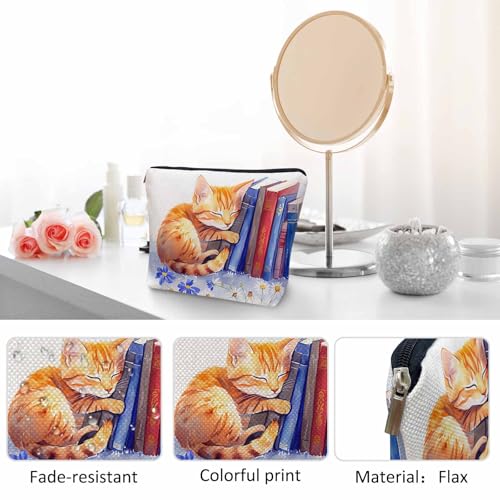 Cat Cosmetic Travel Bag For Toiletries (9 x 7.1 inch / Cat)