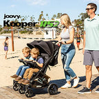 Kooper RS2 Lightweight Travel Double Stroller with Dual Snack Trays (Kooper RS2 / Black)