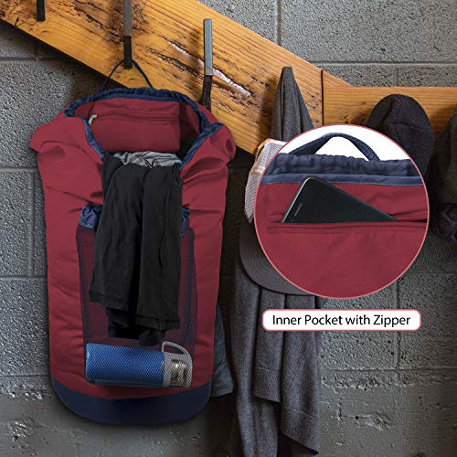 Backpack Laundry Bag (Red)
