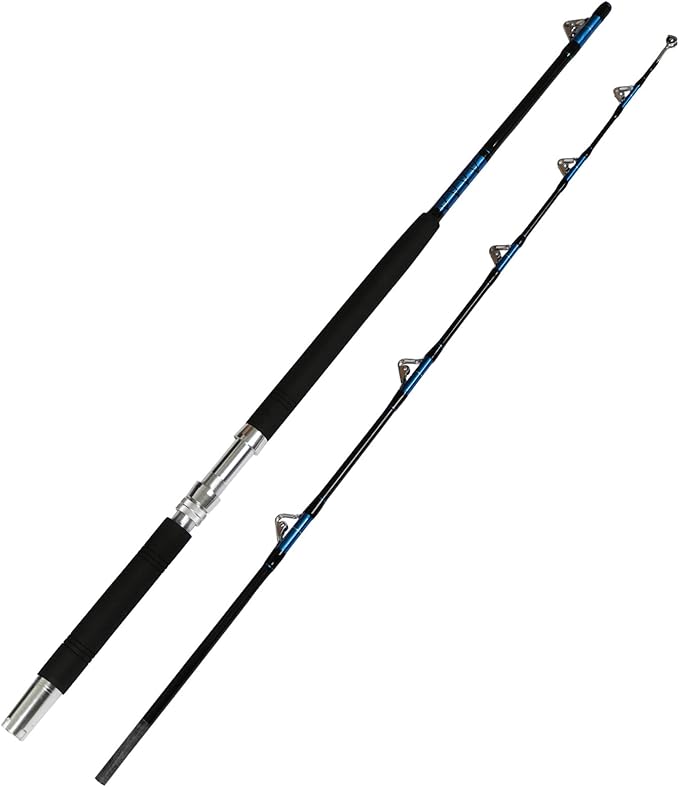 Fiblink Saltwater Offshore Heavy Trolling Fishing Rod Big Game Conventional - Image 2