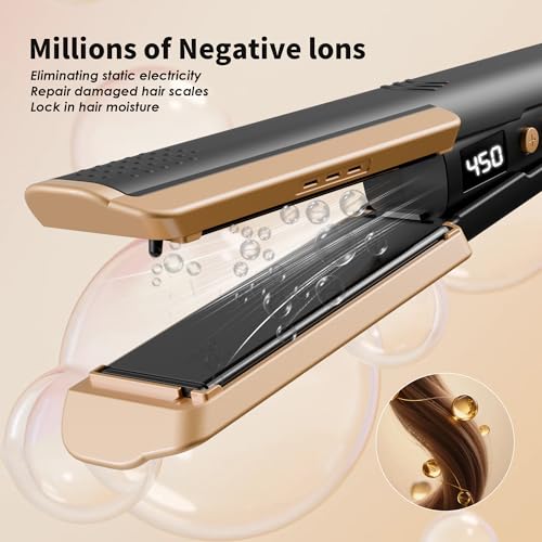 Hair Straightener Flat Iron (Black)