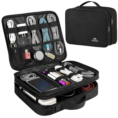 Cable Organizer Bag (Antique Black / Large)