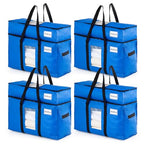 2 Tier Moving Bags (Blue / 4 Large- 2 Tier)