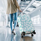 Travel Luggage Cover Suitcase Protector Fits 18 (Flower-1 / XL(29-32in))