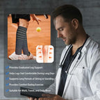 Cotton Compression Socks for Women&Men 20 (2 Pairs-striped / Small-Medium)