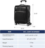 Travelpro Platinum Elite Softside Expandable Carry on Luggage, 8 Wheel Spinner - Image 3