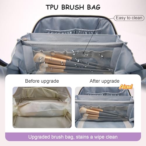 Travel Makeup Bags for Women (05-A-Purple)