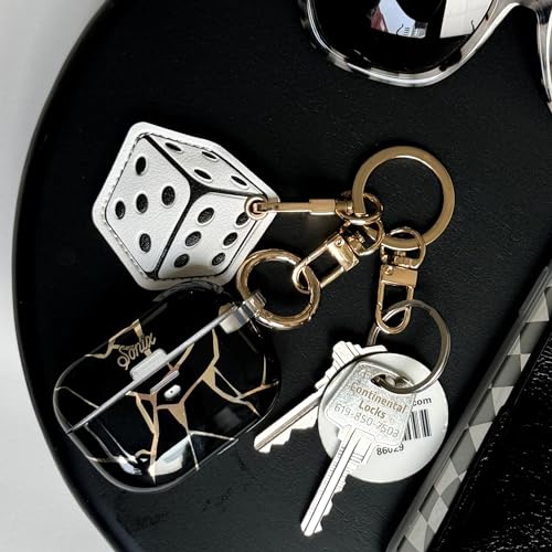 Keychain Case Compatible with Apple AirTag (Dice)