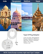 India to US Plug Adapter