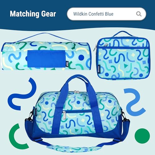 12 Inch Toddler Backpack for Kids (12 x 10 x 4.5 inches / Confetti Blue)