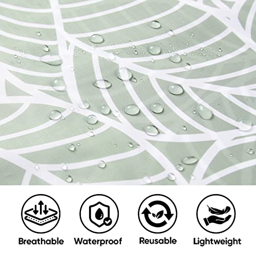 Hooded Rain Poncho for Adults (Antique Foliage 1/4 Zipper)