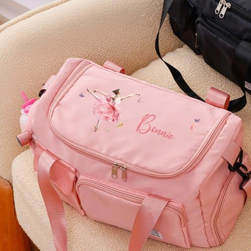 Personalized Travel Duffle Bag for Women (Ballet Dancer)
