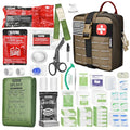144 Pcs Advanced Trauma First Aid Kit (C-brown)