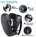 BANGE Anti Theft Business Backpack Fits 15.6 Inch Laptop, Smart Work Backpack - Image 2
