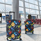 Travel Luggage Cover Fits 27 (L / Bon Voyage)