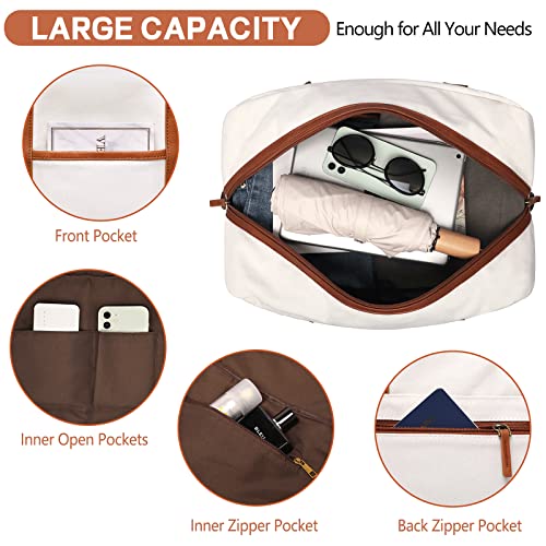 Weekender Bag for Women (B-Beige-1pcs)