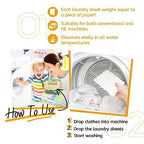 Laundry Detergent Sheets Up to 160 Loads (1 pack (80 count))