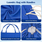 Thick Laundry Bag 33"Wx 35"H (Blue,1pc XL / XL 33"W x 35"H┃1 Pack)
