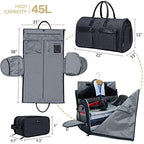 Garment Bags for Travel (Jet Black)