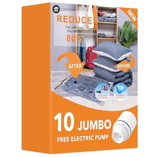 Vacuum Storage Bags with Electric Pump