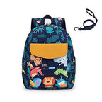 Cute Zoo Little 2d Backpack Kid Backpacks for Girls and Boys Toddler Backpack Waterproof Preschool Safety Harness Leash (Zoo)