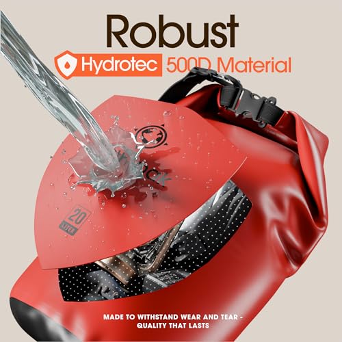 20L Waterproof Dry Bag (20L / Red)
