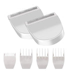 2 Pack Professional Peanut Clipper/Trimmer Snap On Replacement Blades #2068-300 - Compatible with Wahl Peanut Hair Clipper/Trimmer, White