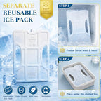 Ultimate Snackle Box Container with Ice Pack & Insulated Bag