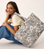 Women's Premium Cotton Knollton Tote Bag (One Size / Neutral Rhapsody)