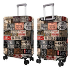 Travel Luggage Cover Suitcase Protector Fits 18 (Travel-17 / L(25-28in))