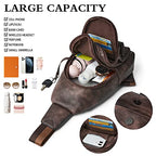 Sling Bag Crossbody Bags (Light Coffee)