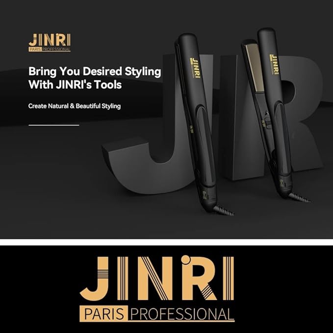 3 in 1 Hair Styling Tool: Straightening Brush, Crimper, and Flat Iron | Heated Brush for Smooth, Anti-Frizz Hair | Electric Straightener