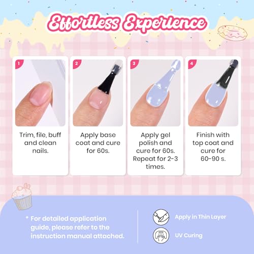 Beetles Blue Gel Nail Polish (D - Pastel Blue | Blueberry Smoothie)
