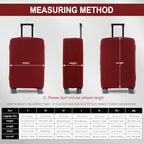Travel Luggage Cover (Claret / 19-21 inch)