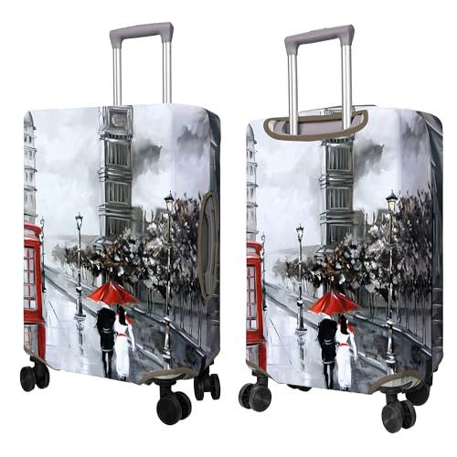 Travel Luggage Cover Suitcase Protector Fits 18 (Travel-5 / S(18-20in))