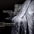 Lightweight Blanket (Full / Queen / Stone)