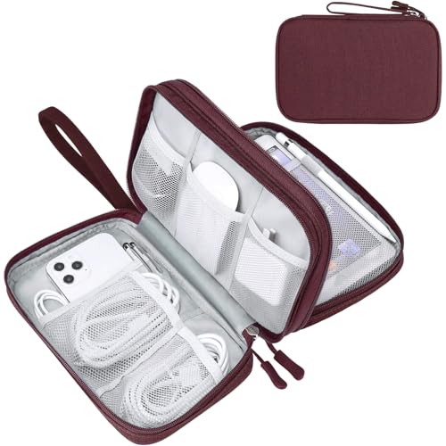 Electronic Organizer (9.1 x 5.9 x 3.15 inches / Wine Red)
