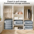 Comforter Storage Bag (Grey / 4 Pack)