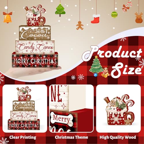 Tiered Tray Decor Set (Hot Cocoa)