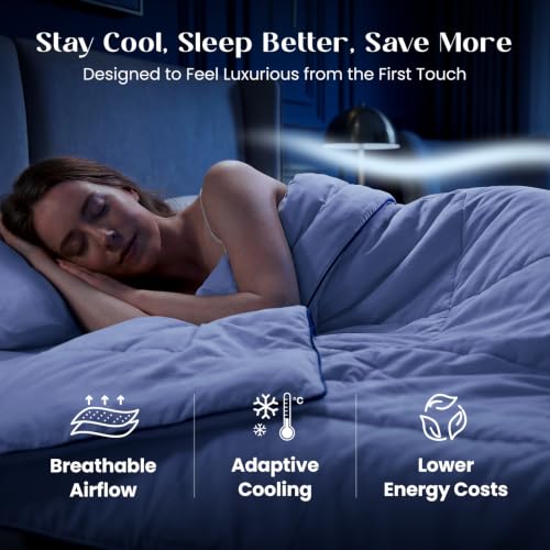 Temperature Regulating Comforter (Lavender Fog / Ultimate Queen (90"x90"))